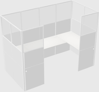Cabine en u
