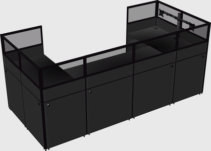 Cabine en u