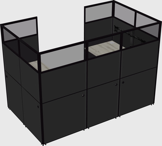 Cabine en u