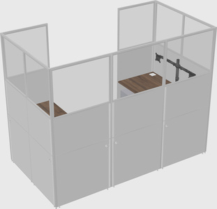 Cabine en u