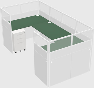 Cabine en u
