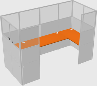 Cabine en u