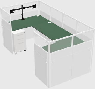 Cabine en u