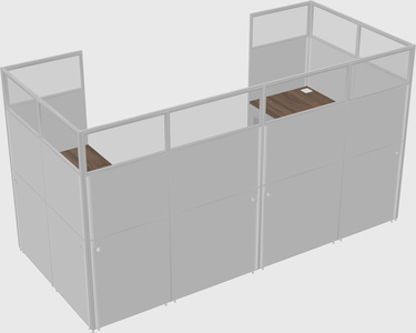 Cabine en u