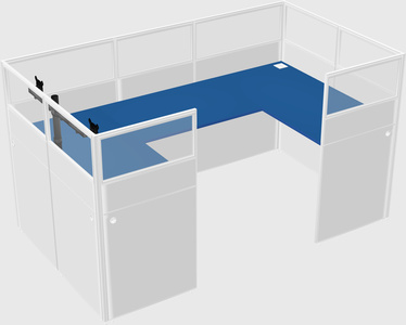 Cabine en u
