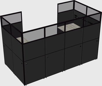 Cabine en u