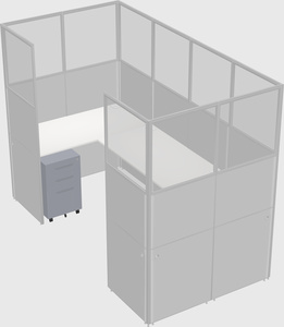 Cabine en u