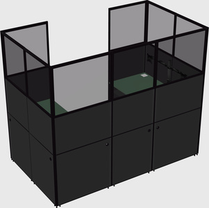 Cabine en u