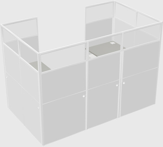 Cabine en u