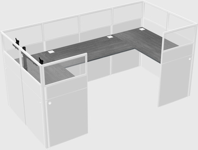 Cabine en u