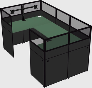 Cabine en u