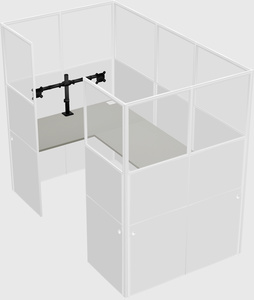 Cabine en u