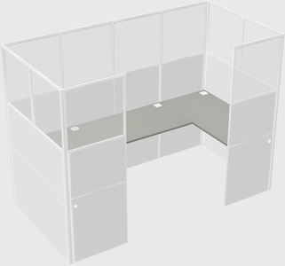 Cabine en u