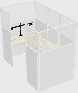 Cabine en u