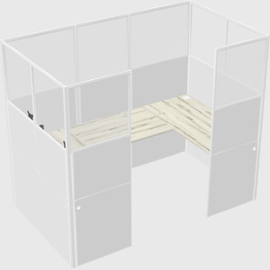 Cabine en u