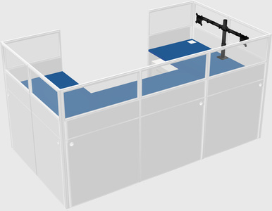 Cabine en u