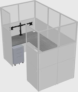 Cabine en u