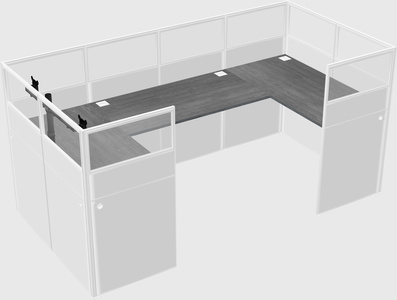 Cabine en u