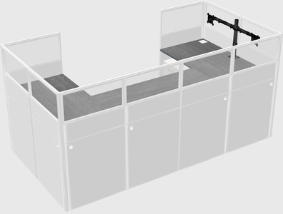 Cabine en u