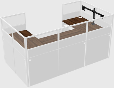 Cabine en u