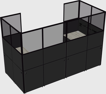 Cabine en u