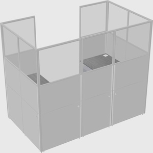 Cabine en u