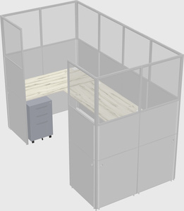 Cabine en u