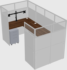 Cabine en u