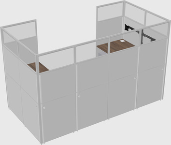 Cabine en u