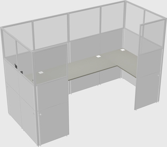 Cabine en u
