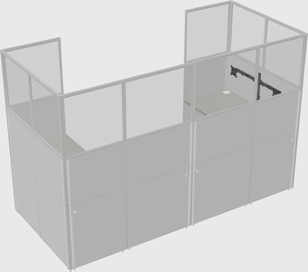 Cabine en u