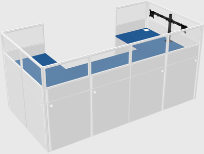 Cabine en u