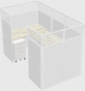 Cabine en u
