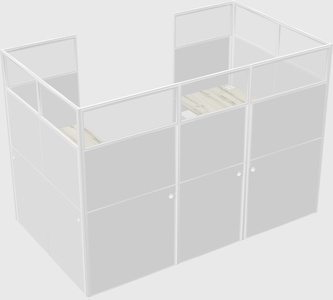 Cabine en u