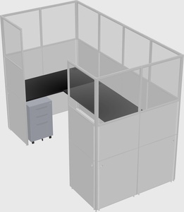 Cabine en u