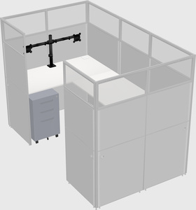 Cabine en u