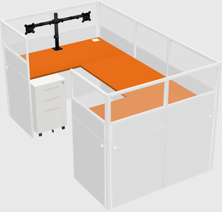 Cabine en u