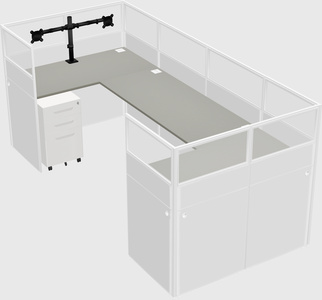 Cabine en u