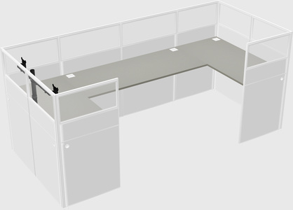 Cabine en u