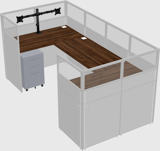Cabine en u