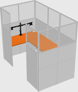 Cabine en u