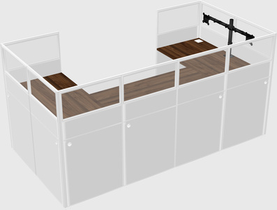 Cabine en u