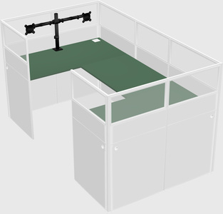 Cabine en u