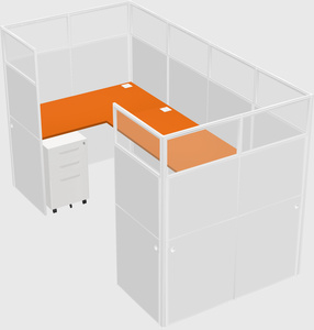 Cabine en u