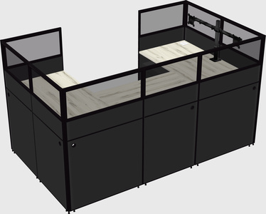 Cabine en u