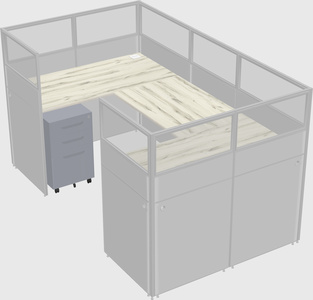 Cabine en u