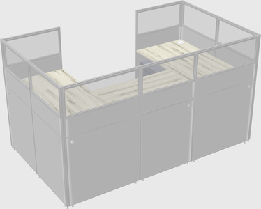 Cabine en u