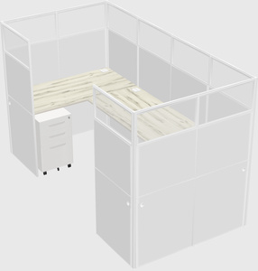Cabine en u