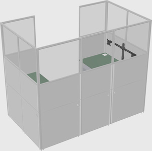 Cabine en u