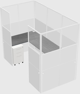 Cabine en u